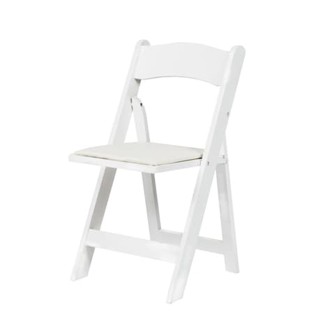 AMERICAN CLASSIC A-101-WH Wood Folding Chair White A-101-WH-WEB1